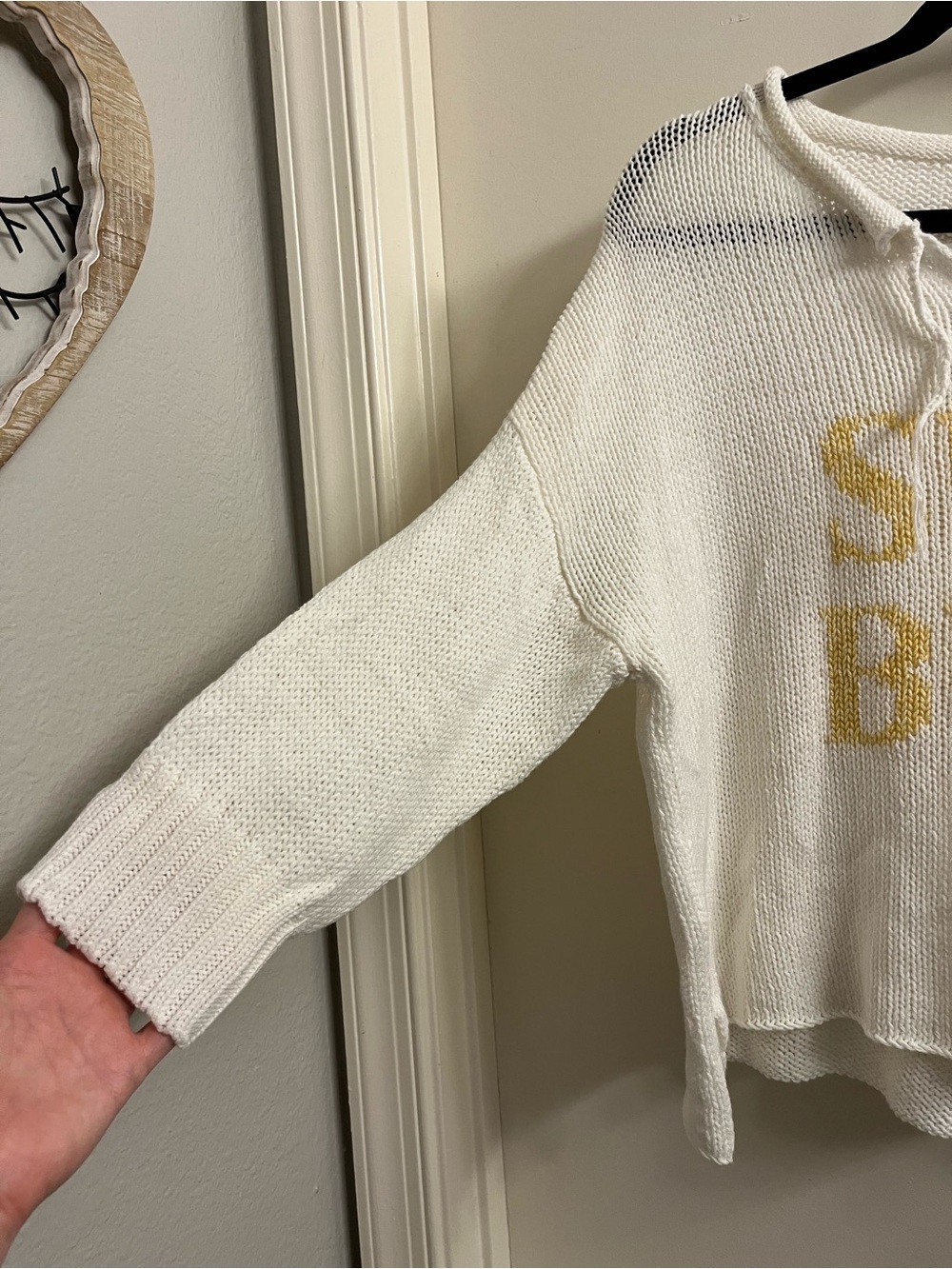 Wooden Ships Sun Bum Cotton Knit Sweater Size XS - Picture 4 of 9